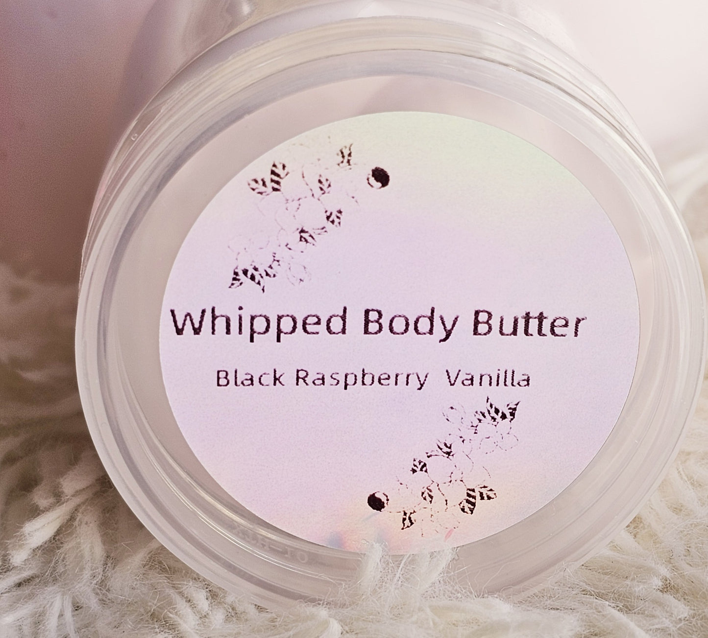 Body Butter & Sugar Scrub Set Black Raspberry Scent